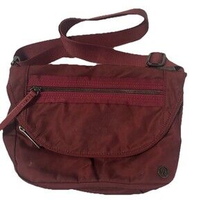 Lululemon All Night Festival 5L Burgundy Nylon Crossbody Belt Bag